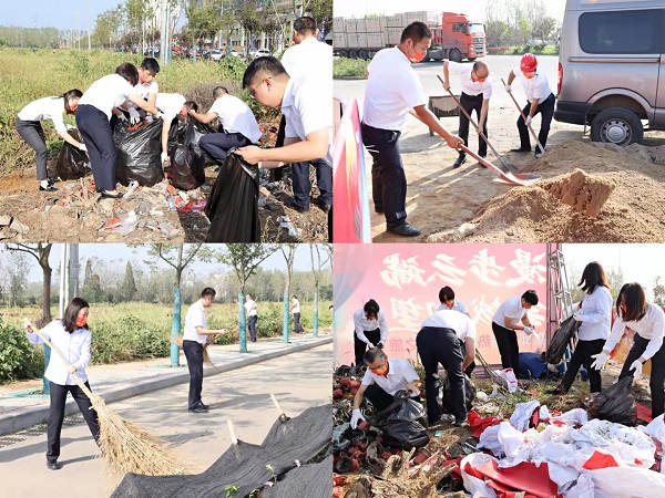 霍邱項目開(kāi)展“衛生大掃除，黨員我先行”主題活動(dòng)