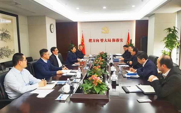 王思軍會(huì )見(jiàn)安徽建工集團副總經(jīng)理陳仁虎一行